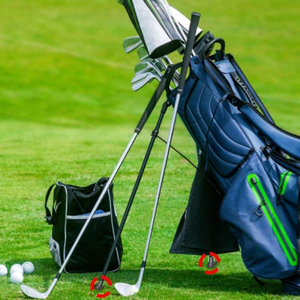 Golfbagstativfødder Golfbagstativudskiftningsfødder Golfbagfødderudskiftninger