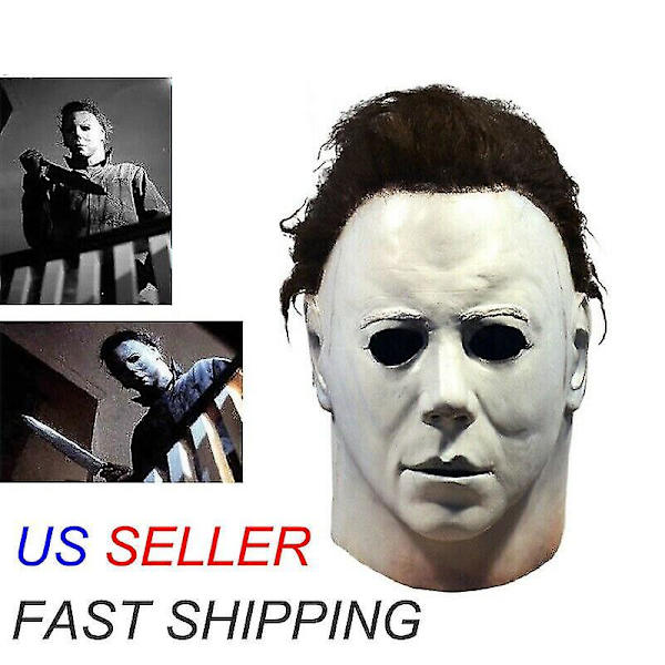 Michael Myers -naamio 1978 Halloween Latex Full Head One Size Fancy Dress