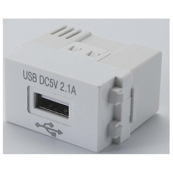 220V Uttak 5V Transformator for Mobiltelefonlading med USB-Strømmodul og 2.1A USB Ladeuttak