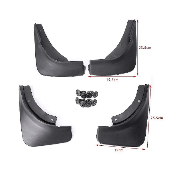 Stänkskydd Mud Flaps För- B7 2011-2014 Europeisk Fullständigt Skydd Stänkskydd 4st Mudguard
