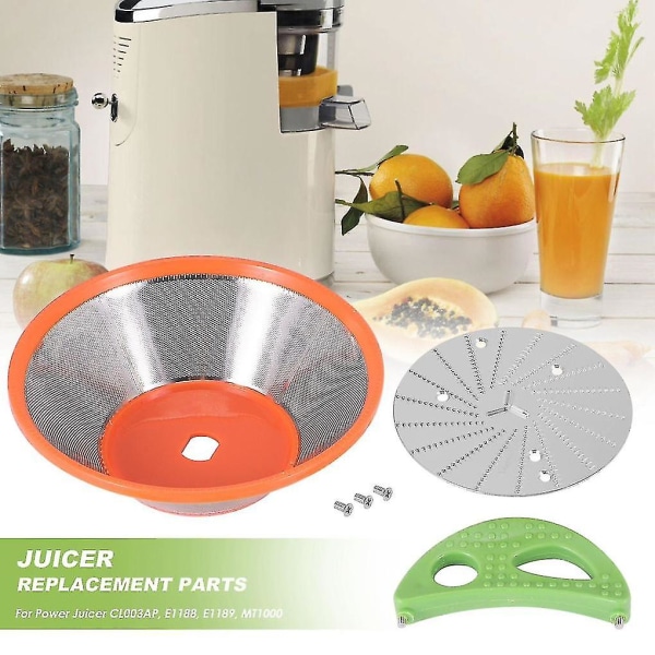 Ersättningsblad kompatibelt för Jack Lalanne Power Juicer E1188, blad i rostfritt stål, juicepress Repl