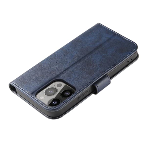 Fodral med flik och plånbok för Samsung S24 Plus Magnetfodral, blått