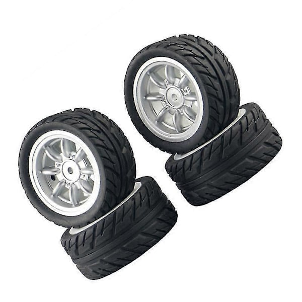 4 st Gummidäck Hjul för Sg1603 Sg1604 Sg1605 Ud1601 Ud1602 Ud1603 Ud1604 1/16 Rc Bil Uppgradering