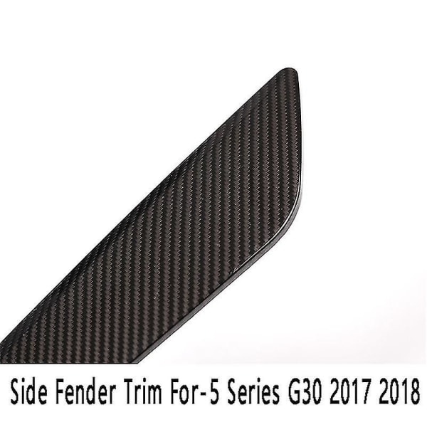 Carbon Fiber Side dekorativt dæksel til 5 Series G30 2017 2018