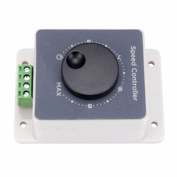 DC 12V 24V 36V 48V PWM Motorvarvtalsregulator Reversibel Strömbrytare 20A Regulator