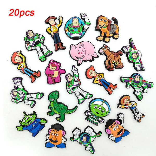 20 st/set Toy Story Sko Berlocker, Croc Träskor Dekoration