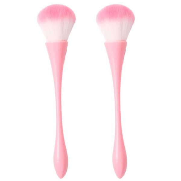 Støvbørste Myk Stor Mineral Powder Børste, Kabuki Makeup Brushes Soft Fluffy Foundation, daglig Makeup Pink pink