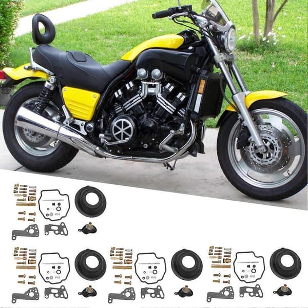 Karburator reparationssæt Motorcykel Carb Eftersyn Udskiftning til Yamaha Vmax VMAX 1200 1985-2007
