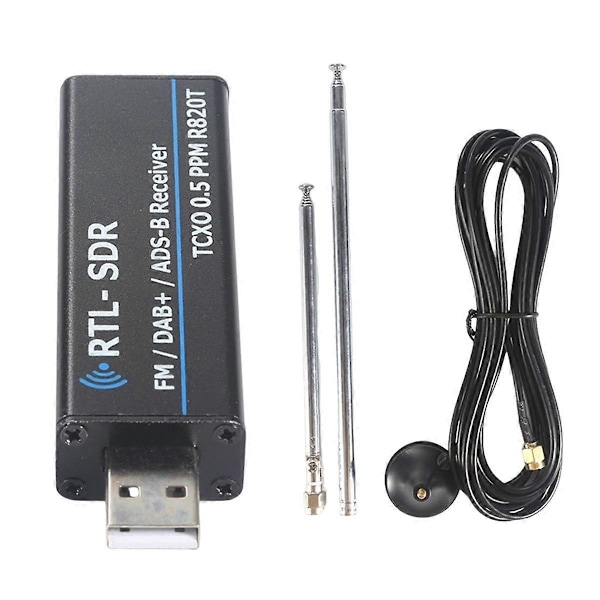 Kortbølgeradio Air Band Mottaker RTL SDR Mottaker USB RTL-SDR Multifunksjonell Praktisk Mottaker