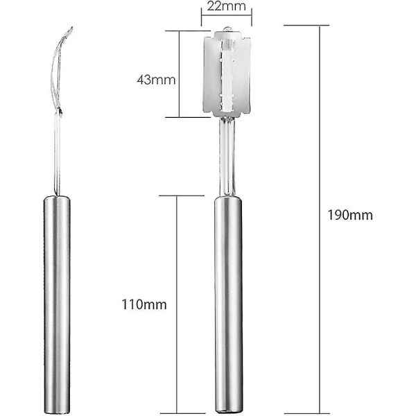 Ln-lame Boulanger, Couteau De Boulanger Et 5 st Lames, Lame A Pain Boulanger, Grignette Lame A Pain Porte Lame Boulanger Pour Grigner Pte Graver Pain