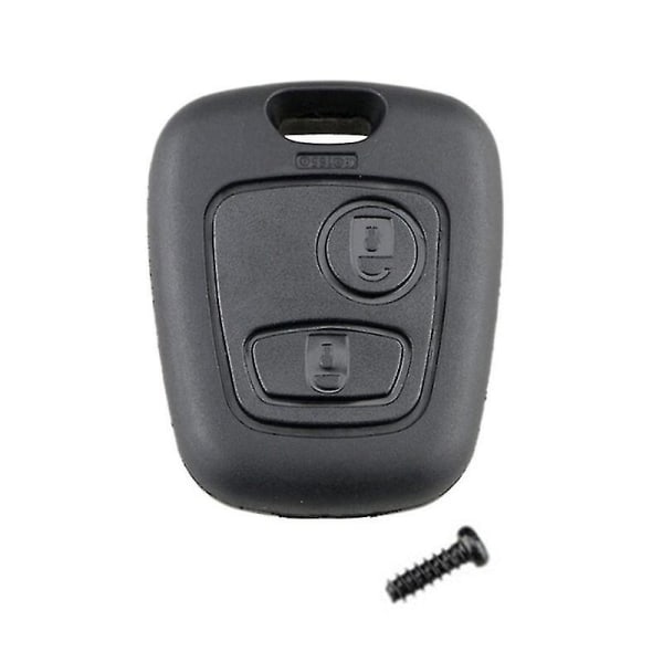 2-knappsnyckelskal, byte av cover för bilfob för Citroen C1 C2 C3 C4 Xsara