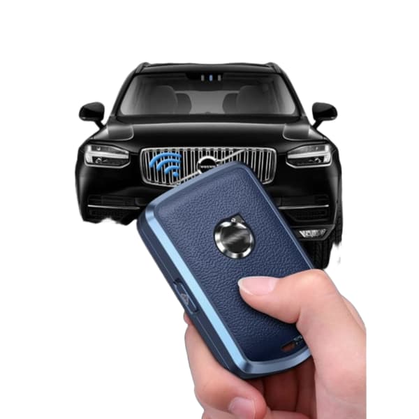 Kompatibel med Passar Volvo Smart Bilnøgleetui (Sort), Etui med nøgle F