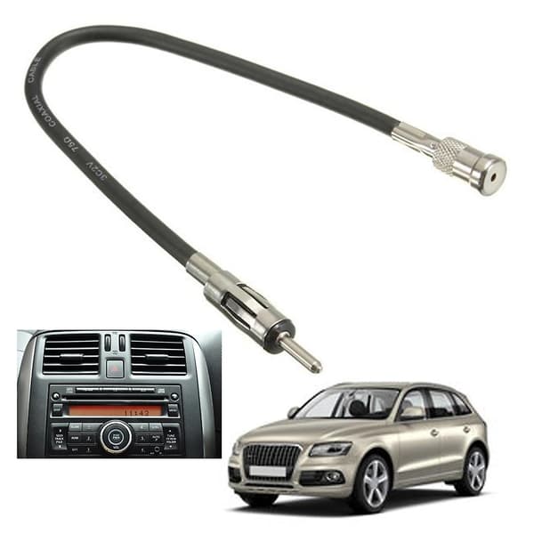 ISO til DIN antenneadapterkabel bilradioantenne til antenneradio