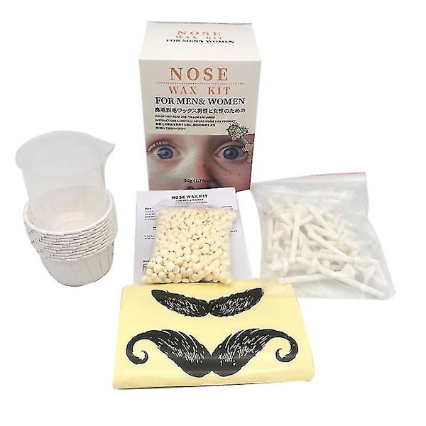 Unisex Næse- og Ørehårfjernelsesvoks Sticks Kit Smertefri Næsevoksningsstrimler Fjern