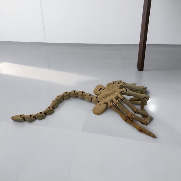 Facehugger Model Fuldt Artikuleret Filmrekvisit Samlerobjekt Sci-Fi Horrorindretning