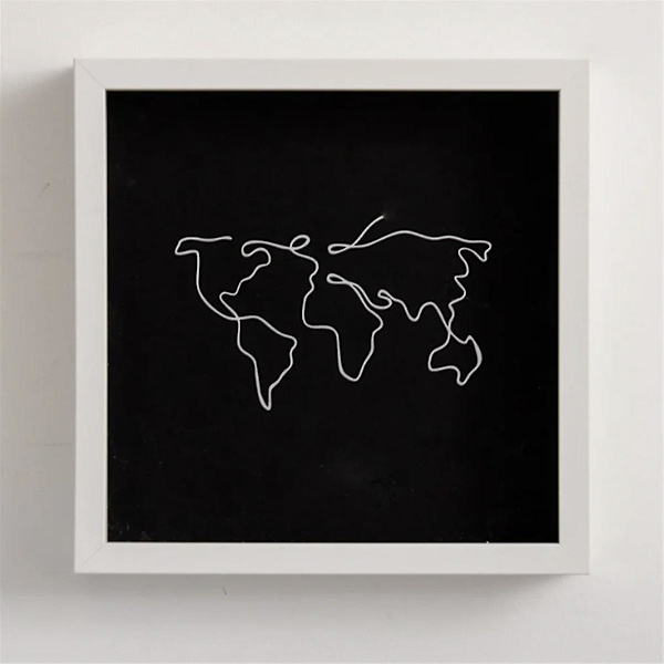 2 stk. Adventure Archive Box, Keepsake Collector Box, Billet Shadow Box, Opbevaringsboks til billetter, postkort, souvenirs Sort, l