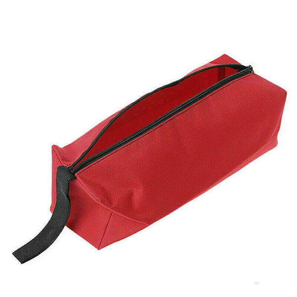 Oxford Verktøyveske Nyckel Glidelåslomme Organizer Verktøymappe Röd 30x10x10cm