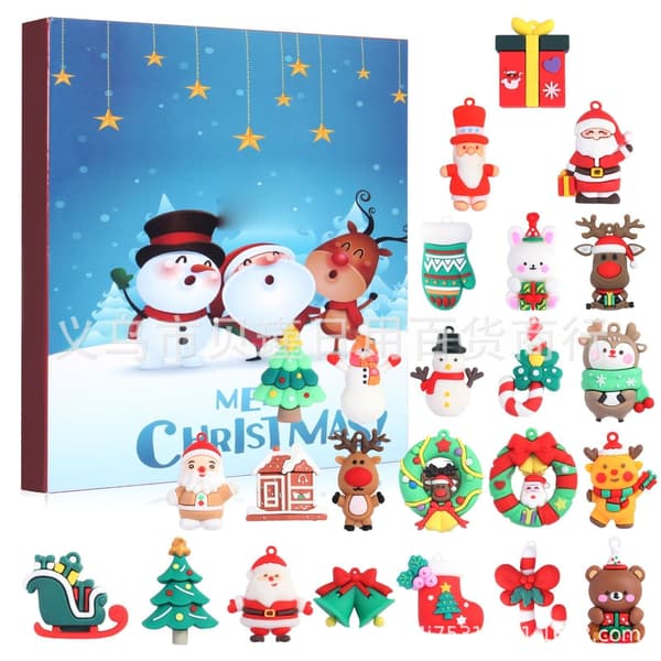 Juleoverraskelsesboks 3D-dokkeanheng Julekalender [BT] Type B