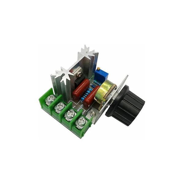 2000W PWM AC Motor Hastighetskontrollmodul Dimmer Regulator 50-220V Justerbar Spenningsinnstilling