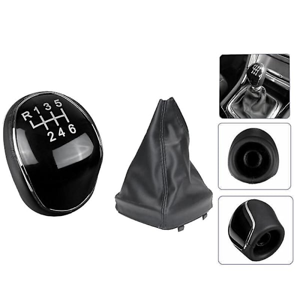 6-trinns girspak i skinn med mansjett for Ford Mondeo Iv S-max C-max Transit Focus Mk3 Mk4 Kuga