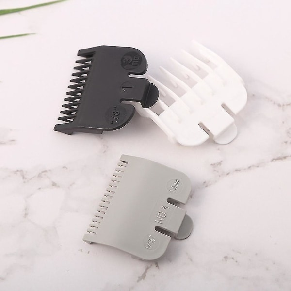 3 stykker Universal Hårklipper Limit Kam Limit Kam Haircut Elektrisk Clipper Caliper.5mm / 3