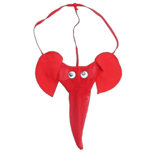 Män Elefant G-strängar Trosor Nyhet Strings Underkläder Underkläder Underkläder Red