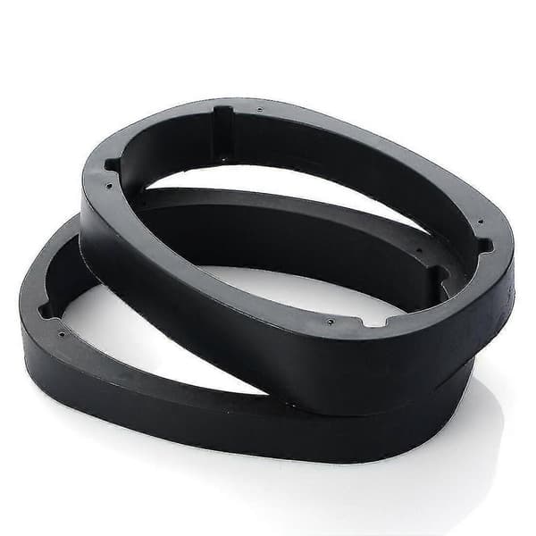 Bilhøjttaler Afstandsring Adapter 6x9 tommer Universal Ombygning Sort 2 stk. Inkluderet