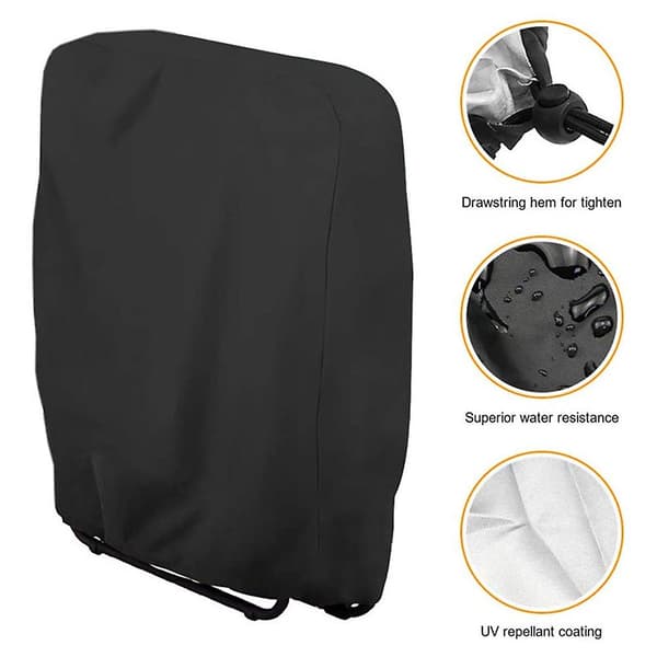 Utomhus Zero Gravity fällbar cover Vattentät Dammtät Gräsmatta Uteplatsmöbler täcker alla väderskydd Trädgårdsstolar