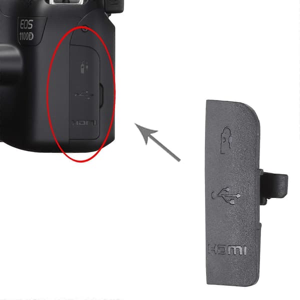 Til Canon EOS 1100D OEM USB Dæksel Not Specified