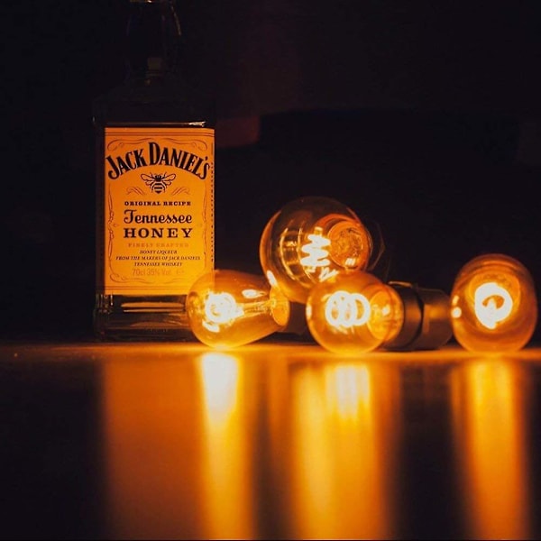 15-pakning E27 LED Spiral Filament St45/s14 3W Vintage Stil Amber Lys Dimbar 2200K Super Varmt Hvit 140lm 25W Ekvivalent