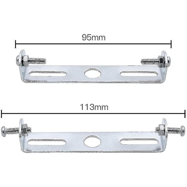 4 stk Taklampe Beslag 90mm Hengelampe Tilbehør Takkronelampe Taklampe Baseplate Taklampeplater Plate H