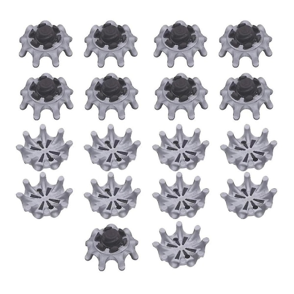 18 Pcs Golf Shoe Spikes For Golf Shoes Soft Replacement Cleats Golf Spikes Pins Fits Most Golf Shoe