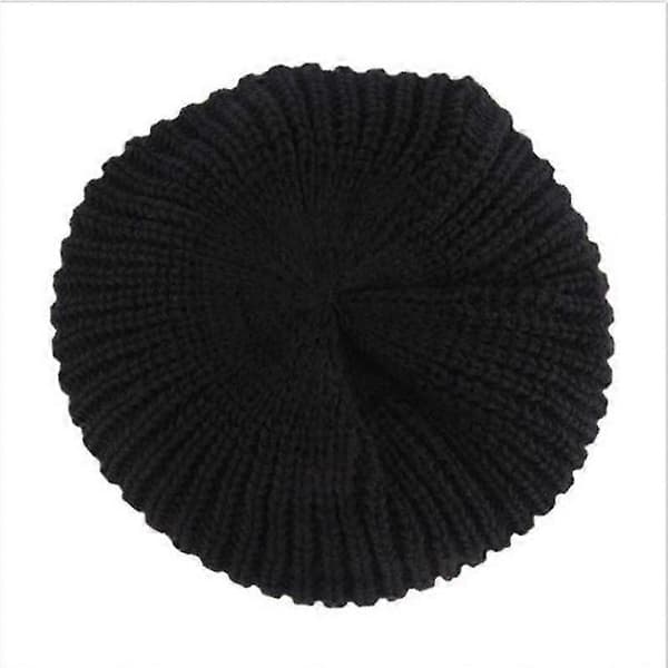 Unisex Oversize Beanie Hue Black