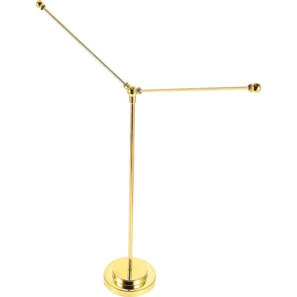 Indoor Table Flag Holder Flagpole With Base For Historical Events In Gold 1-pack