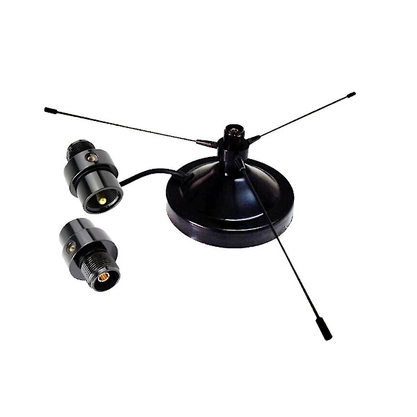 2 Sæt Elektronisk Tilbehør: 1 Sæt Antenne Uhf-f 10-1300mhz Antenne & 1 Sæt Dual Band Antenne Uhf / Vhf 144/430mhz 2.15