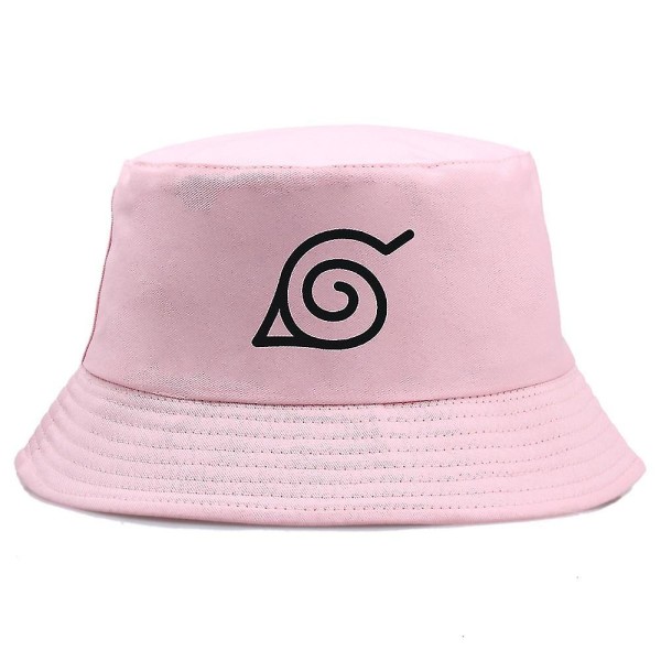 Naruto Anime Cosplay Kepsar Akatsuki Rising Fashion Tecknad Bucket Hat Röda Moln Solhatt Anime Lover H