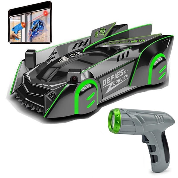 Ny Hot Zero Gravity Laser, Laserstyrd Väggracer, Väggklättrande Racebil Gray