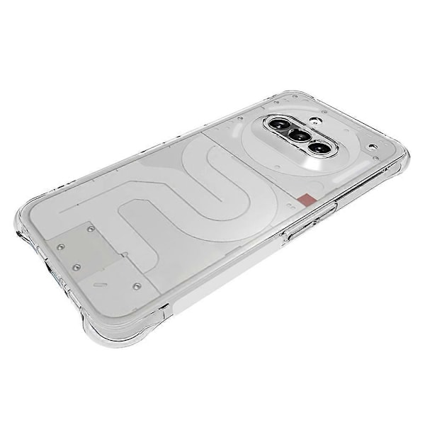 För Nothing Phone (3a) TPU Mobilskal Halkfritt Transparent Mobiltelefonskydd