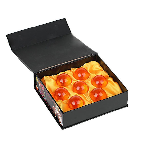 Stars Dragon Ball Z Crystal Balls Set Collection I Box Set Gåvor (pack med 7) Actionfigurleksaker