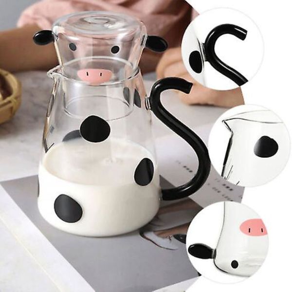 Ko Kande Karaffel Sæt, Glas Karaffel Kande Med Glas Krus