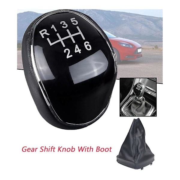 6-trinns girspak i skinn med mansjett for Ford Mondeo Iv S-max C-max Transit Focus Mk3 Mk4 Kuga