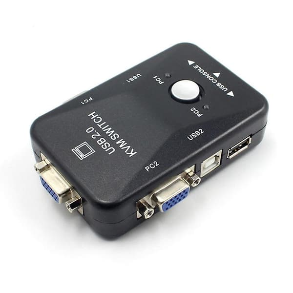 Kvm Switch 2 Port Vga Switch Usb 2.0 Kvm Muse Switch Keyboard 1920x1080 Boks Delings Switch Vga S