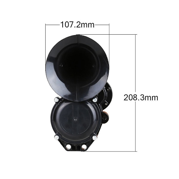 Auton kuorma-auton torvi 48w 24v 300db etanatorvi voimakas selkeä ääni auton modifiointitarvikkeet universaali