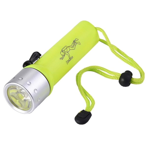 Led Vattentät Scuba Diver Dykning Ficklampa Undervatten Flash Light Torch