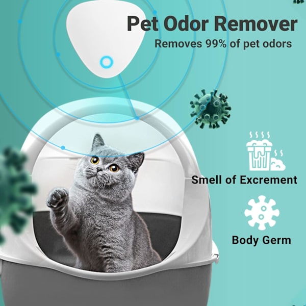 Kæledyrs lugtfjerner, Smart Kat Deodorizer, Auto On/Off
