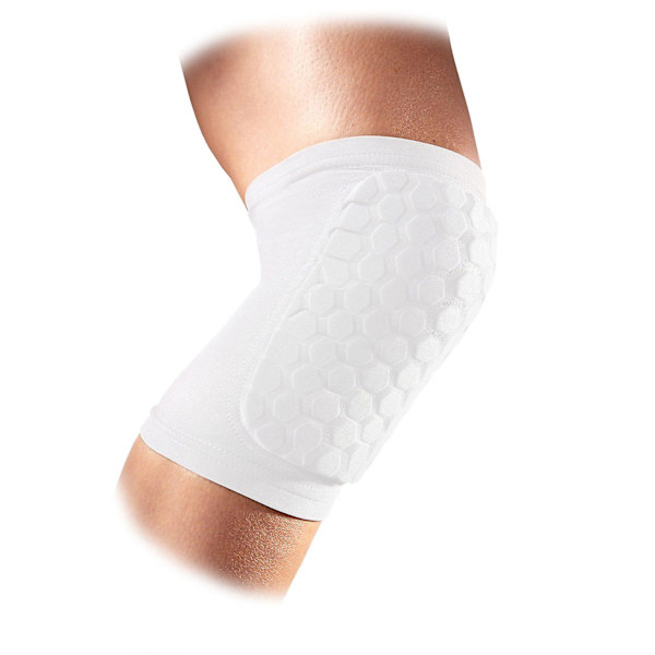 Sports Medicine 6440 Hex Polvi-/kyynärpää-/säärisuoja, suuri, valkoinen