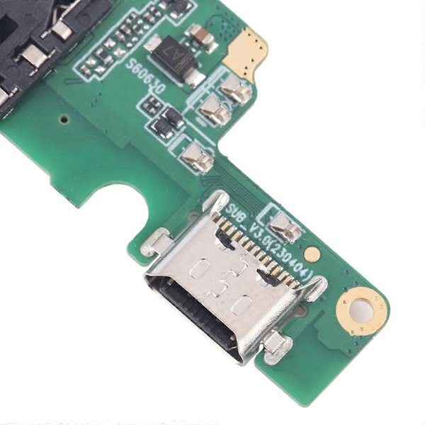 För ZTE Blade A73/V50 Smart Dock Connector Laddningsport Flexkabel Reparationsdel (Utan Logo)
