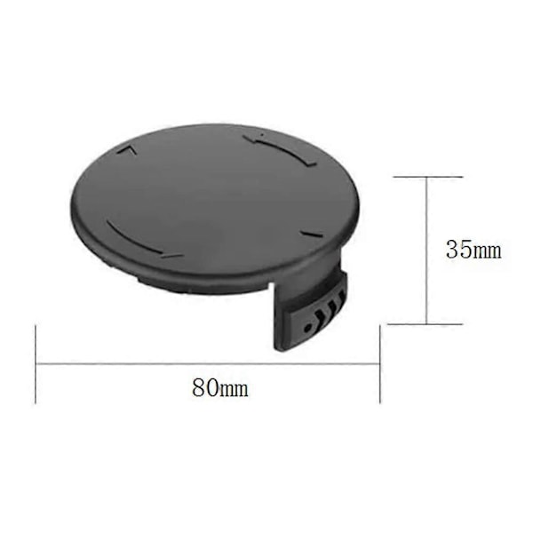 2 stk. Ekstra Spolelokk for Parkside Gressklipper Spoledeksel Gress Trimmer Erstatning, TLP-01-1