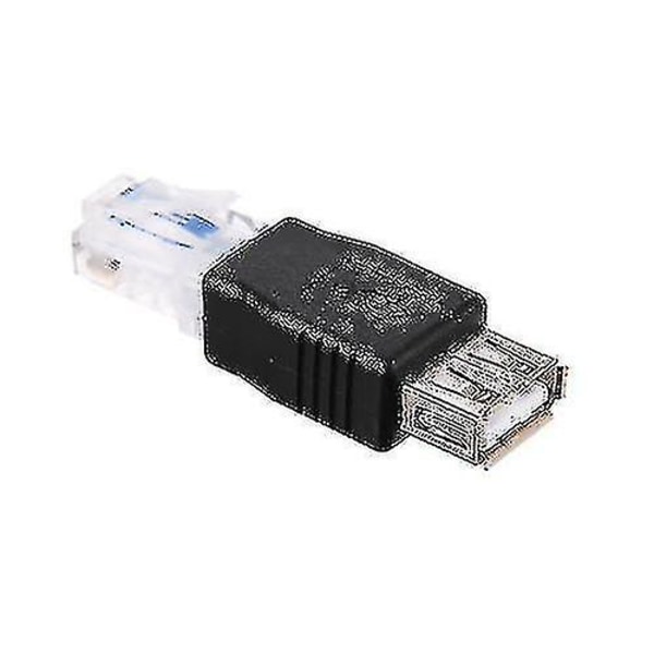 2023- USB A Hona Till Ethernet Rj45 Hane Adapter Omvandlare Router Connector Plug Socket Lan Network