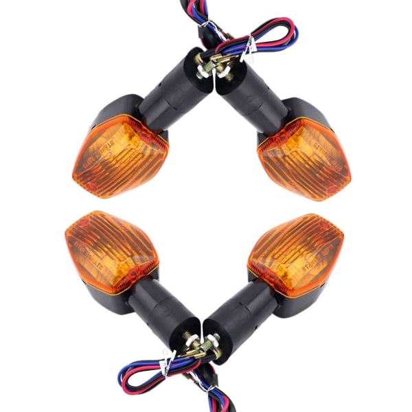 4x Motorsykkel Styrelampe Svingblinklys Lys Foran Og Bak For Cbr600 Cbr600rr F5 F4i